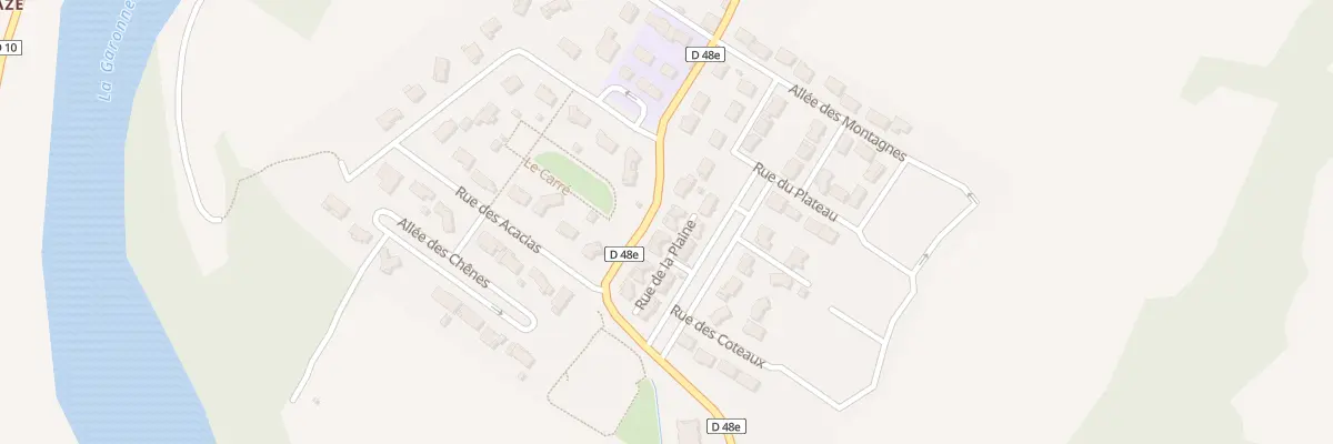 Plan du 5 Rue de la Plaine à Capens