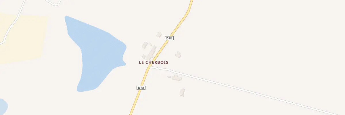 Plan du 1 Le Cherbois à Jouac
