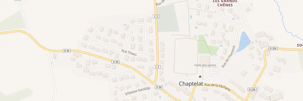 Plan du 21 Rue Théau à Chaptelat