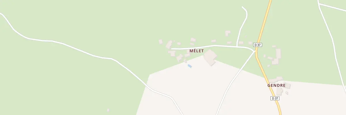 Plan du 5058 Melet Sud à Sauzet