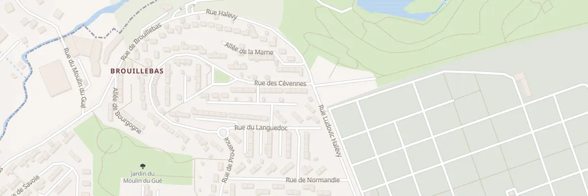 Plan du 5 Rue des Cévennes à Limoges