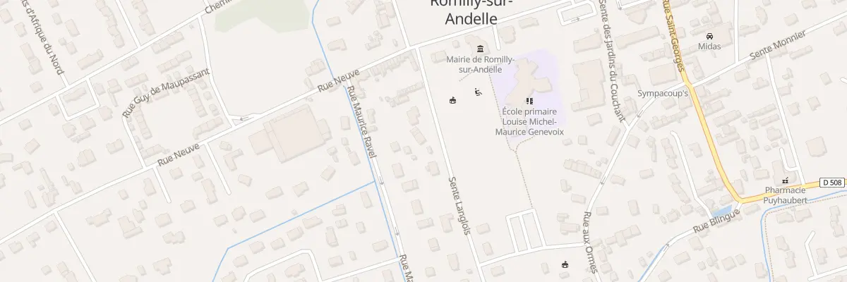 Plan du 14 Sen Langlois à Romilly-sur-Andelle