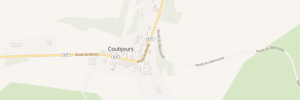 Plan du 9 Le Bourg à Coubjours