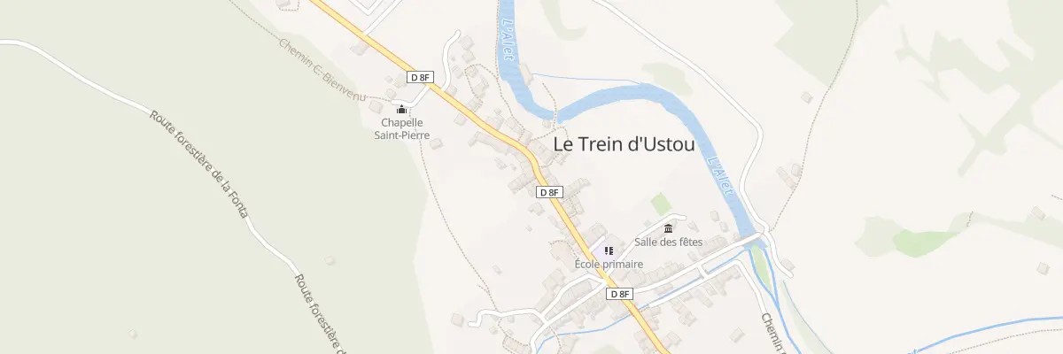 Plan du 5015 Rte de Guzet (Le Trein) à Ustou