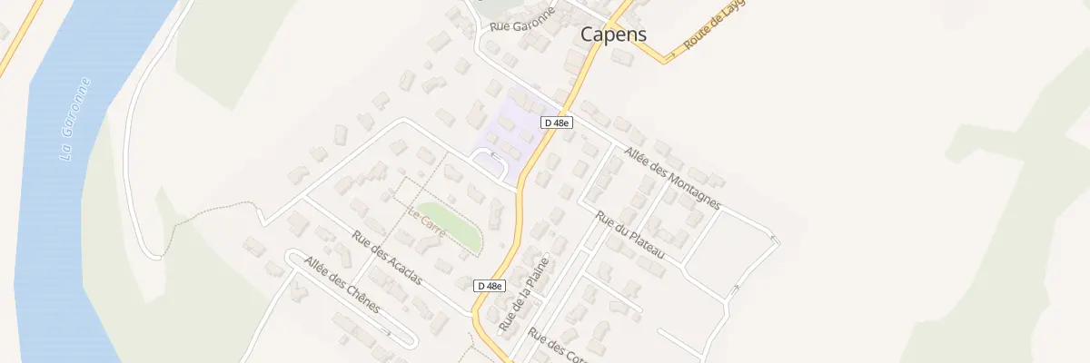 Plan du 27 Danflous à Capens