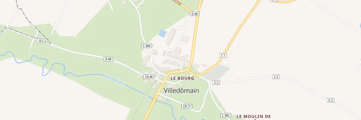 Plan du 3 Rte de Nouans à Villedômain
