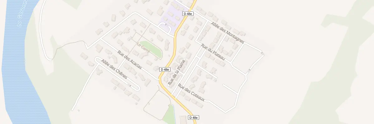 Plan du 3 Rue de la Plaine à Capens