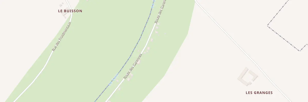 Plan du 20 Rte des Garennes à Brévainville