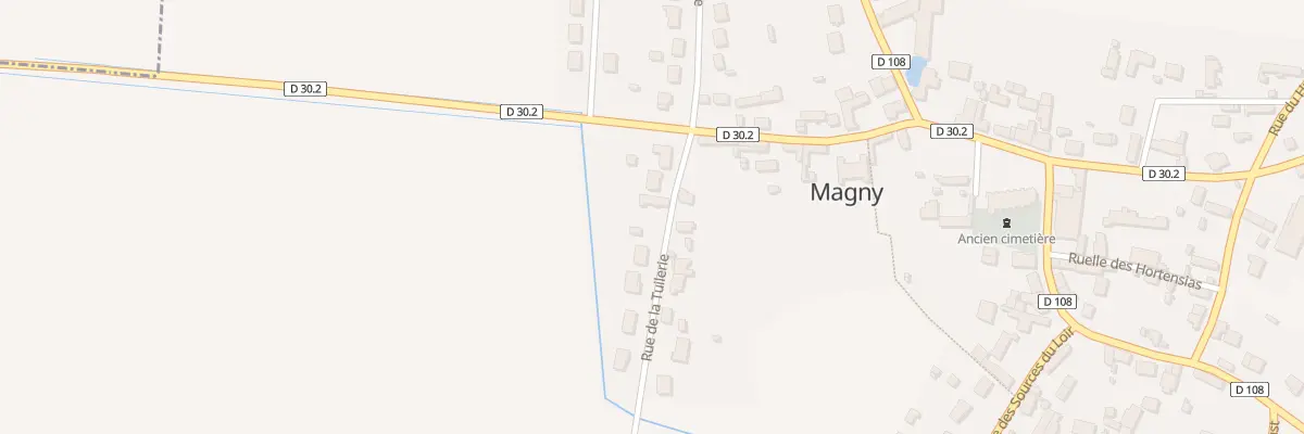 Plan du 6 Rue de la Tuilerie à Magny