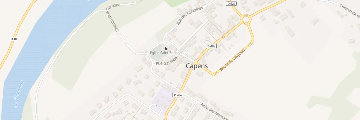 Plan du 3 Rue Saint-Etienne à Capens