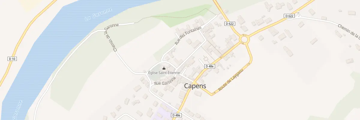 Plan du 24 Le Village à Capens