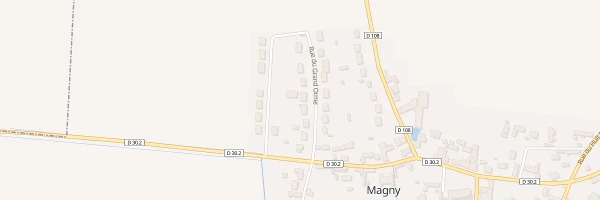 Plan du 9 Rue du Grand Orme à Magny