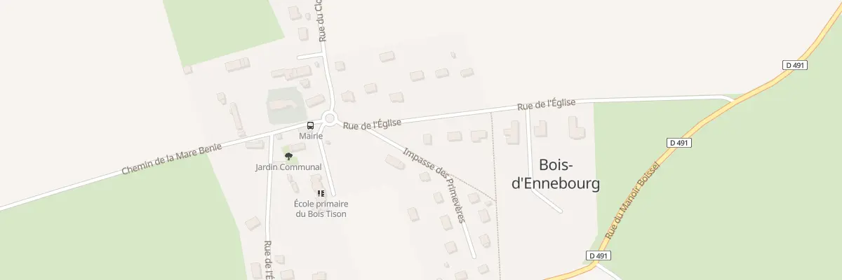 Plan du 5100 Hameau de l’Eglise à Bois-d’Ennebourg
