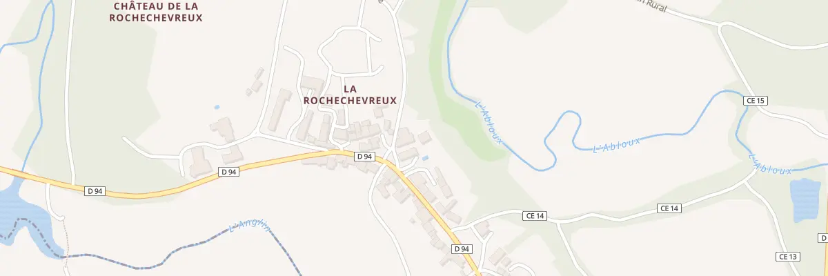 Plan du 16 La Rochechevreux à Prissac