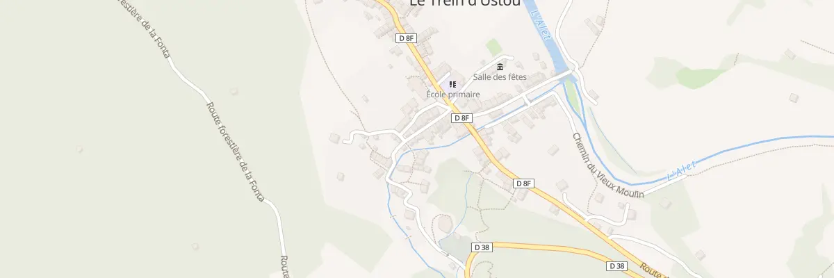 Plan du 5114 Rue Carrero Gourmando (Trein) à Ustou
