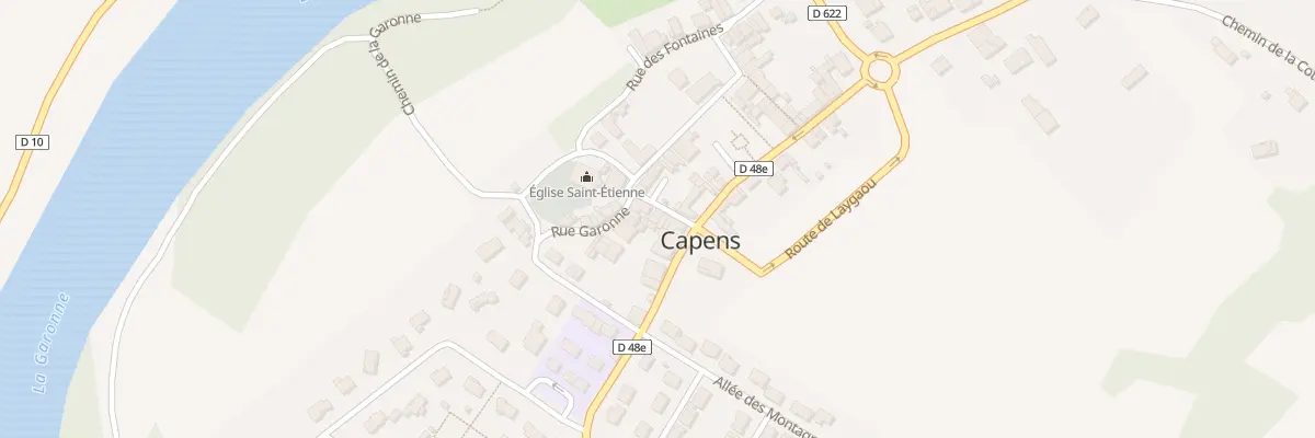 Plan du 63 Le Village à Capens