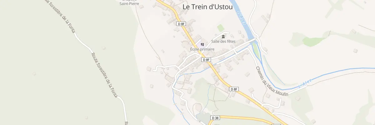 Plan du 5110 Rue Carrero Gourmando (Trein) à Ustou