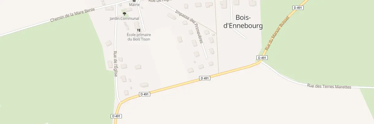 Plan du 225 Rue du Manoir Boissel à Bois-d’Ennebourg