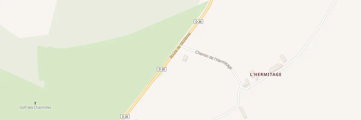 Plan du 15 Che de l’Hermitage à Lafrançaise