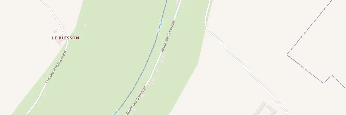 Plan du 26 Rte des Garennes à Brévainville