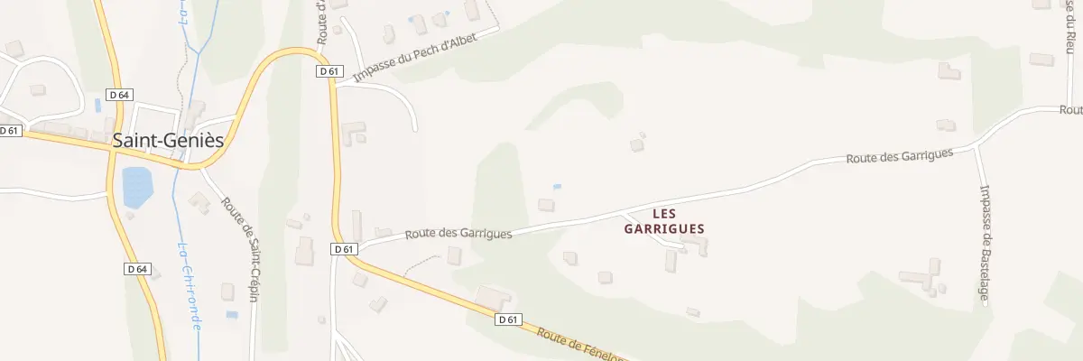 Plan du 453 Les Garrigues à Saint-Geniès