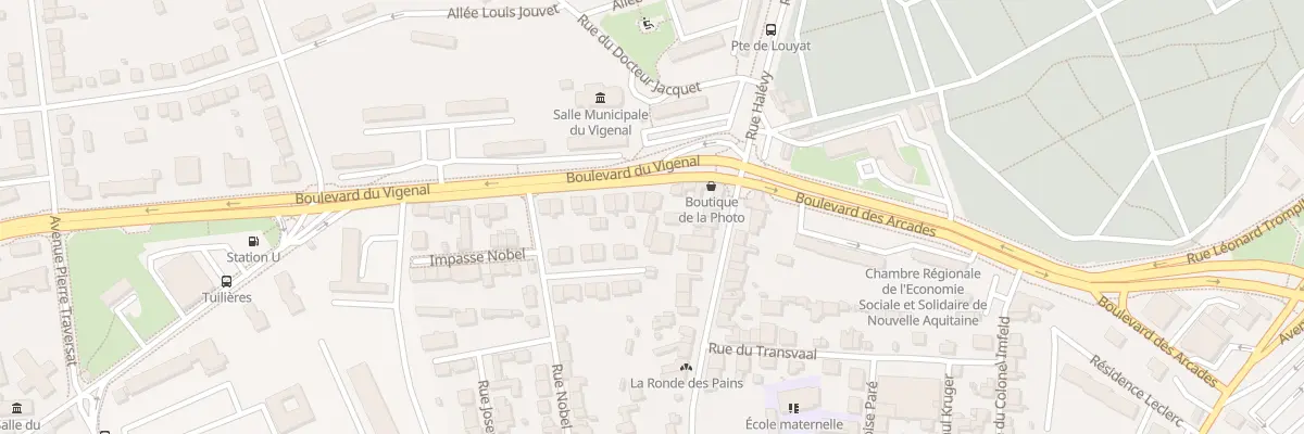 Plan du 11 Bd du Vigenal à Limoges
