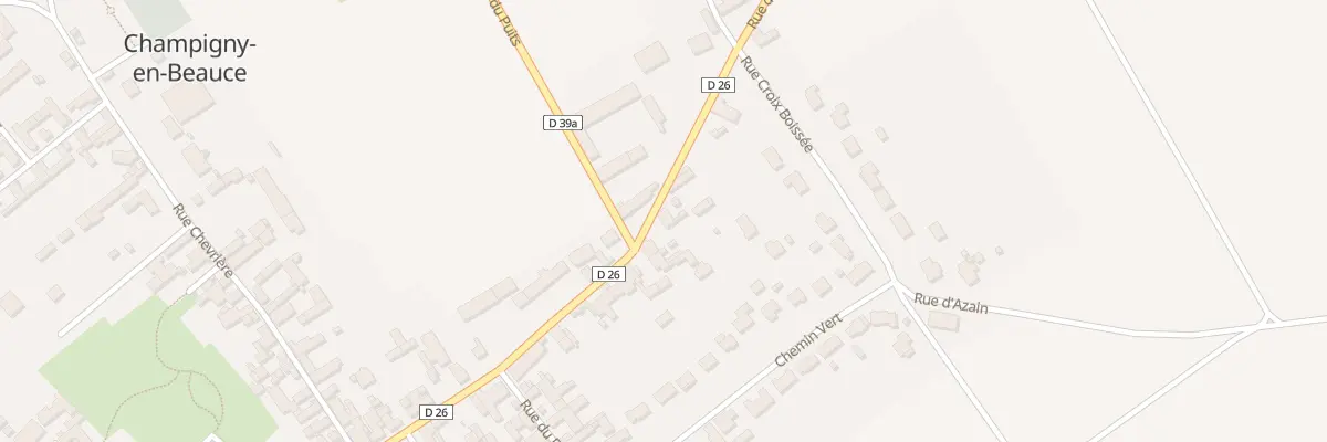 Plan du 1 Rue de Bel Air à Champigny-en-Beauce