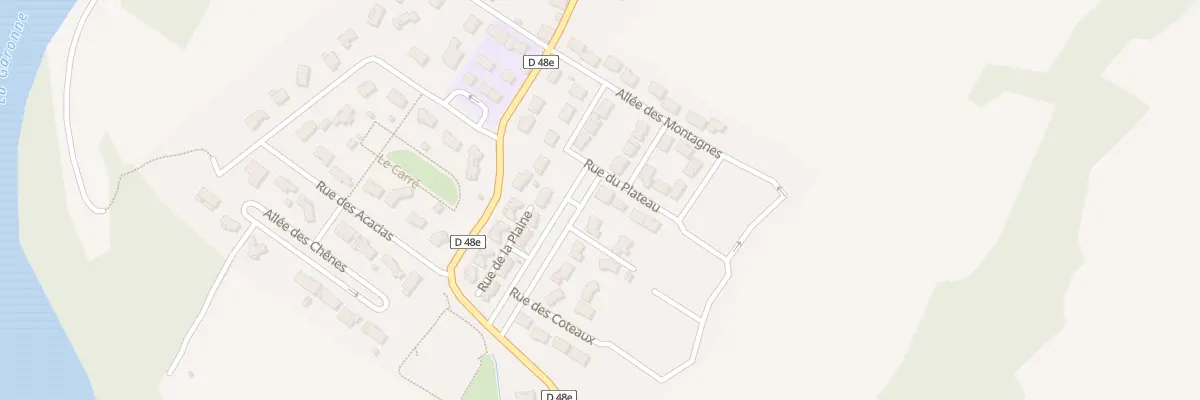Plan du 2 Rue du Plateau à Capens