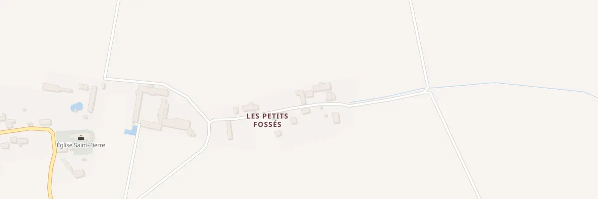 Plan du 5 Les Petits Fosses à Dangeau