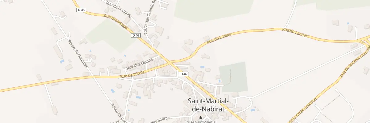 Plan du 36 Rue du Lantier à Saint-Martial-de-Nabirat