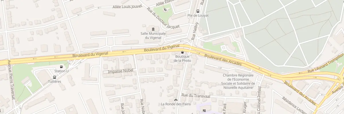 Plan du 7 Bd du Vigenal à Limoges