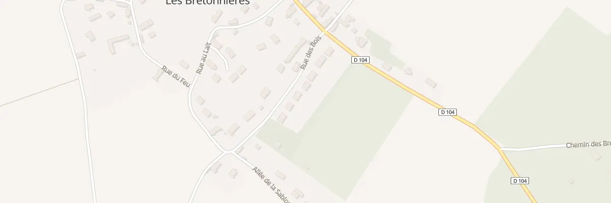Plan du 7 Rue des Bois à Saulnières