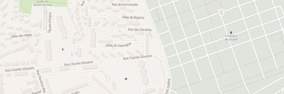Plan du 6 Rue Charles Silvestre à Limoges