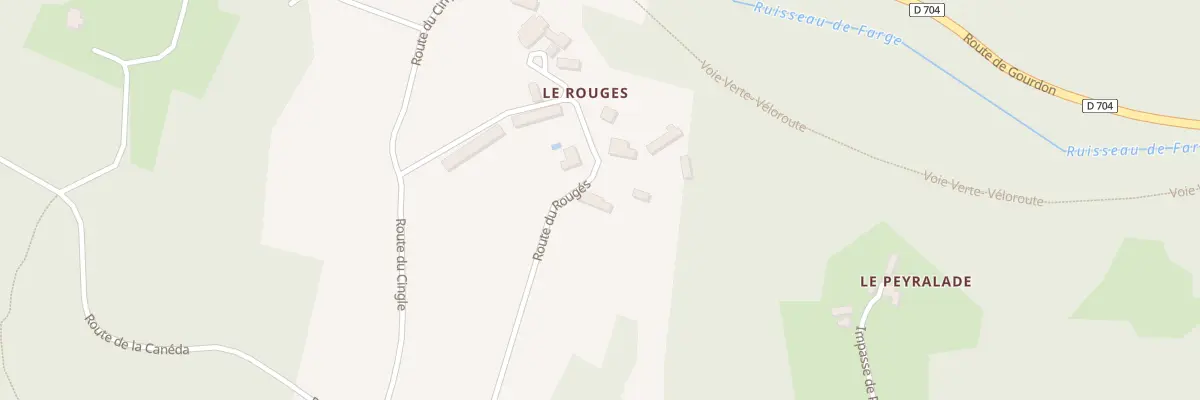 Plan du 241 Rte du Rougés à Carsac-Aillac