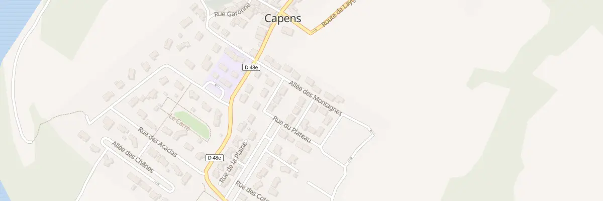 Plan du 5 Che des Côtes à Capens