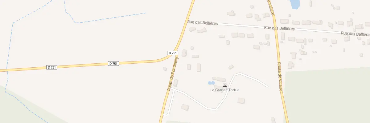 Plan du 2B Rte de Pontlevoy à Candé-sur-Beuvron