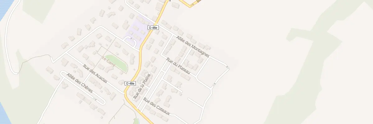 Plan du 1 Rue du Plateau à Capens