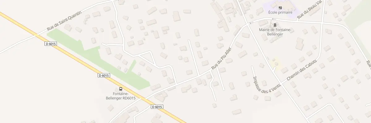 Plan du 6 Allée du 24 Août 1944 à Fontaine-Bellenger