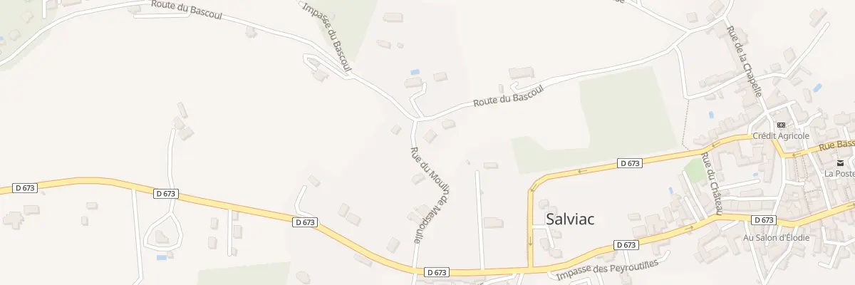 Plan du 5295 Salviac à Salviac