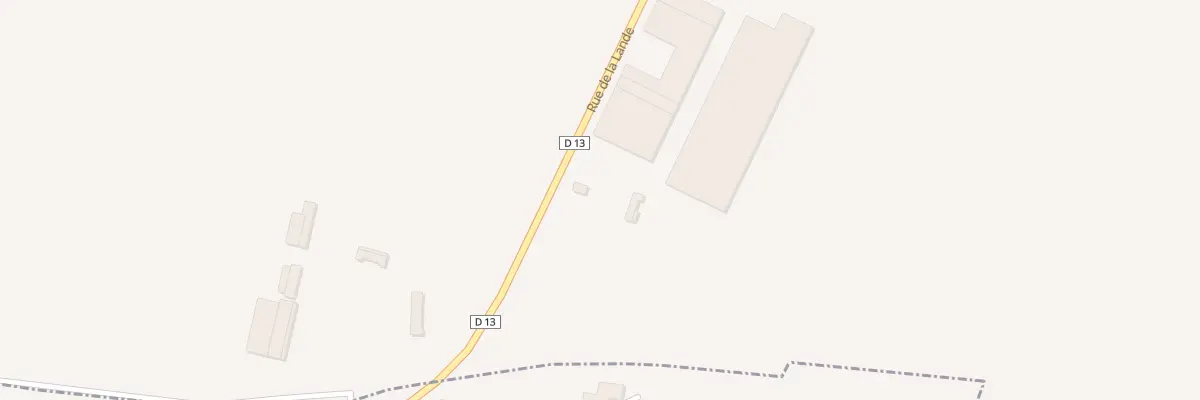 Plan du 893 Rue de la Lande à Mesnil-Raoul