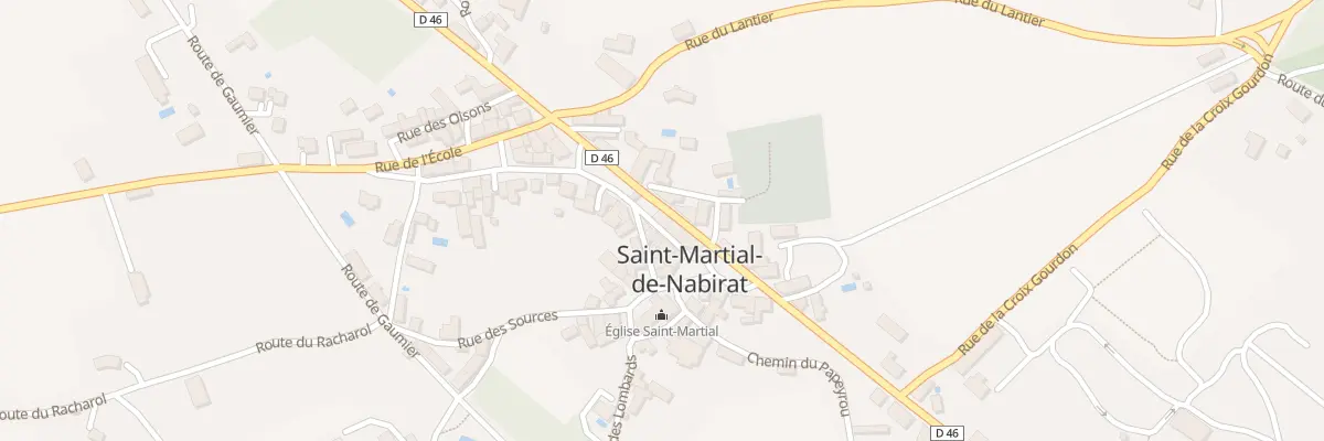 Plan du 8 Rue Grand Rue à Saint-Martial-de-Nabirat