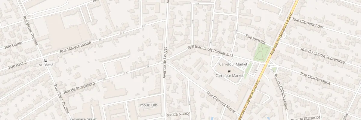 Plan du 51 Rue Jean Louis Paguenaud à Limoges