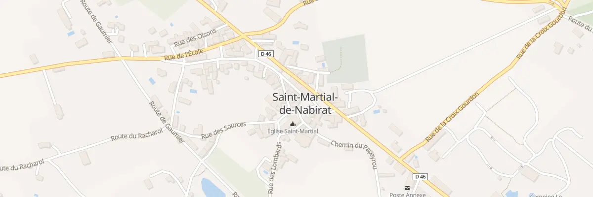 Plan du 6 Pl de l’Eglise à Saint-Martial-de-Nabirat