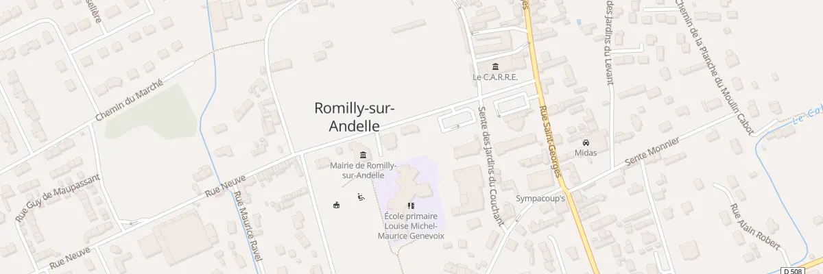 Plan du 1 Rue Neuve à Romilly-sur-Andelle