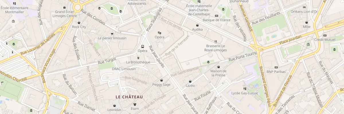 Plan du 5 Rue de la Terrasse à Solignac