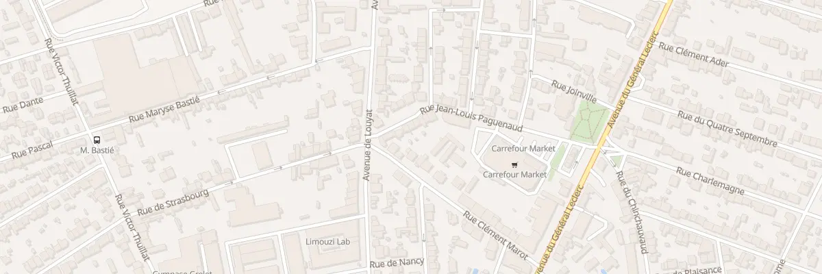 Plan du 49 Rue Jean Louis Paguenaud à Limoges