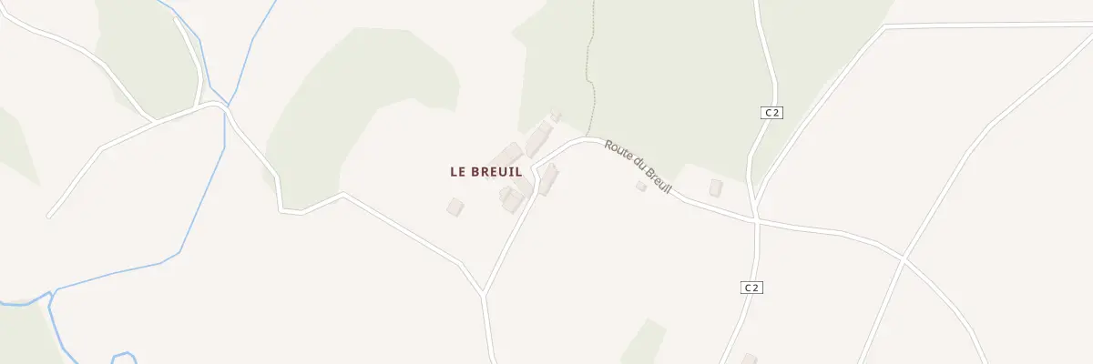 Plan du 5340 Le Breuil à Compreignac
