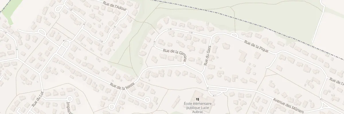 Plan du 8 Rue de la Neste à La Salvetat-Saint-Gilles