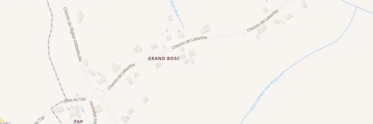 Plan du 895 Che de Labarthe à Albefeuille-Lagarde
