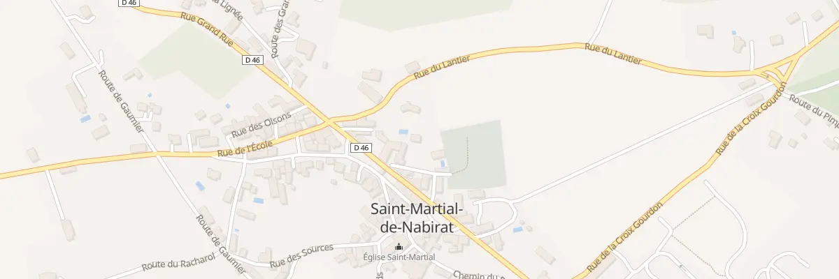 Plan du 1 Imp de la Forge à Saint-Martial-de-Nabirat